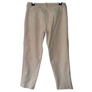 Loft Khaki Chino Trousers Mid Rise Tapered Leg Pants 6